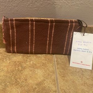 Made in New Mexico hand woven zipper pouch